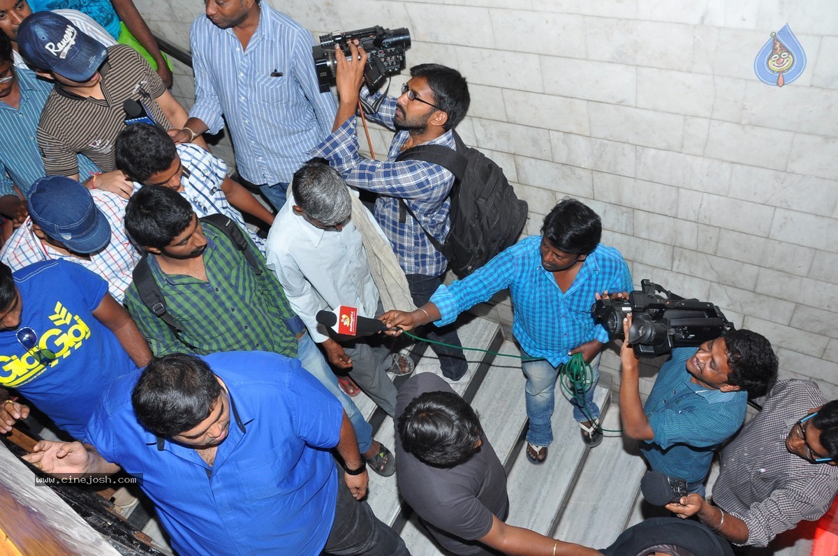 Bandipotu Movie Team at Sandhya Theatre - 53 / 82 photos