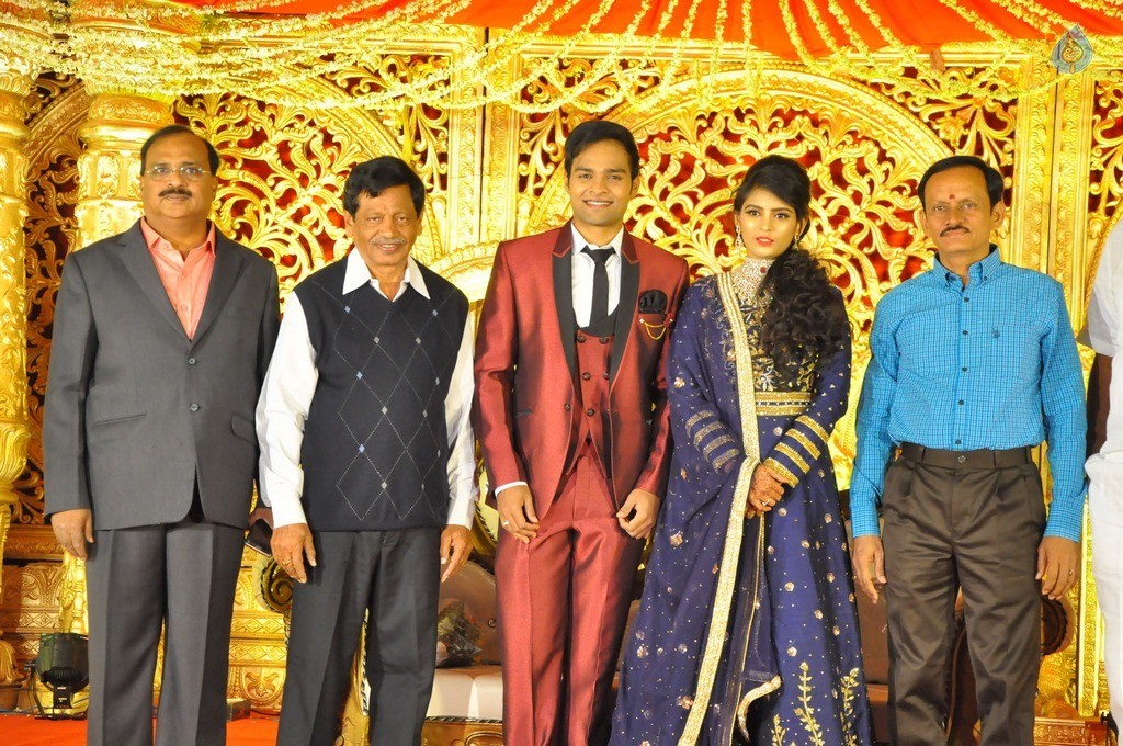 Bhuvan Sagar and Sindhusha Wedding Reception Photos - 31 / 124 photos