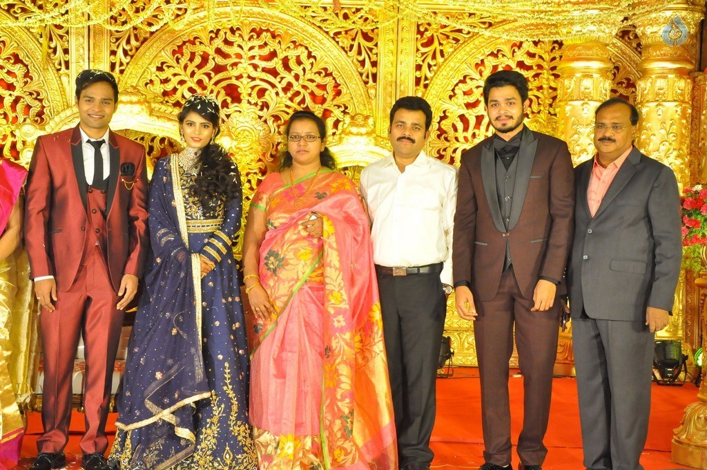 Bhuvan Sagar and Sindhusha Wedding Reception Photos - 85 / 124 photos