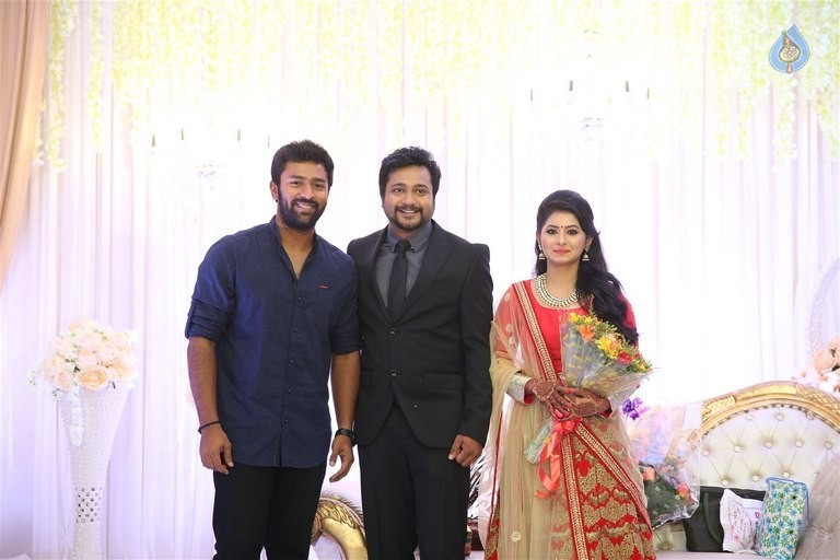 Bobby Simha and Reshmi Wedding Reception  - 16 / 17 photos