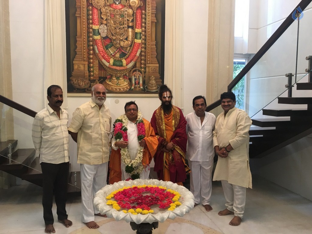 Brahmanandam Felicitates Artist BKS Varma - 4 / 16 photos