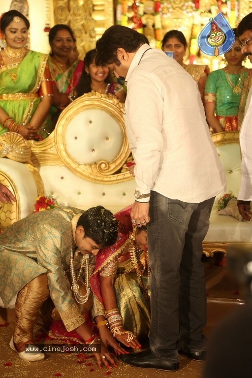 C Kalyan son Teja - Naga Sree Wedding Reception - 12 / 136 photos