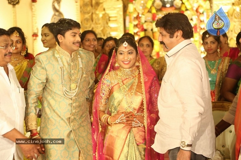 C Kalyan son Teja - Naga Sree Wedding Reception - 82 / 136 photos