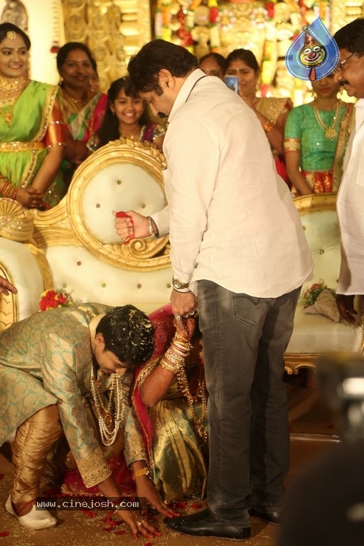 C Kalyan son Teja - Naga Sree Wedding Reception - 100 / 136 photos