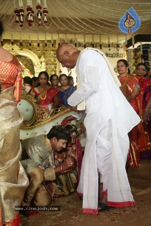 C Kalyan son Teja - Naga Sree Wedding Reception - 131 / 136 photos