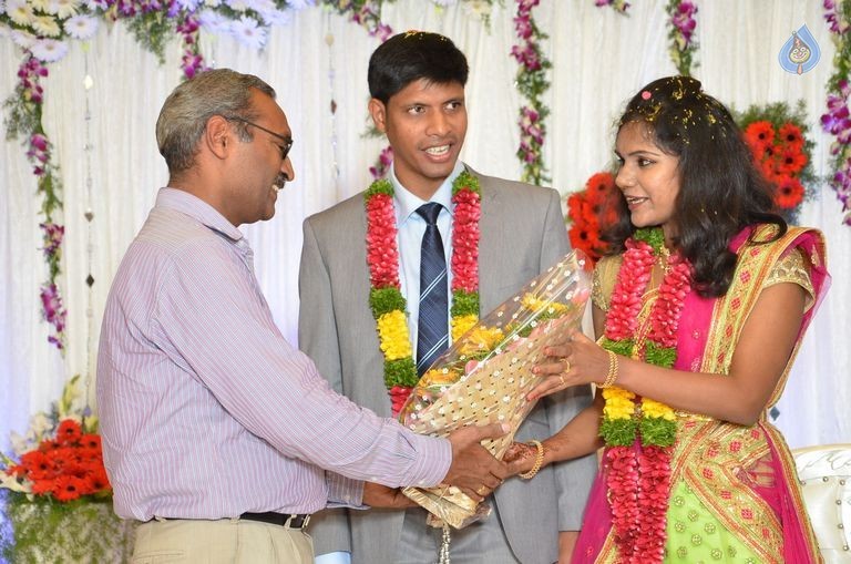 Cameraman Navakanth Son Sumanth Wedding Reception - 52 / 134 photos