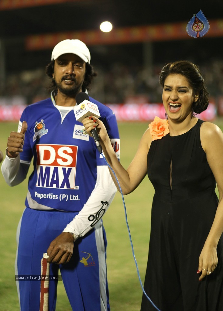 CCL 4 Final Karnataka Bulldozers Vs Kerala Strikers Match  - 52 / 132 photos