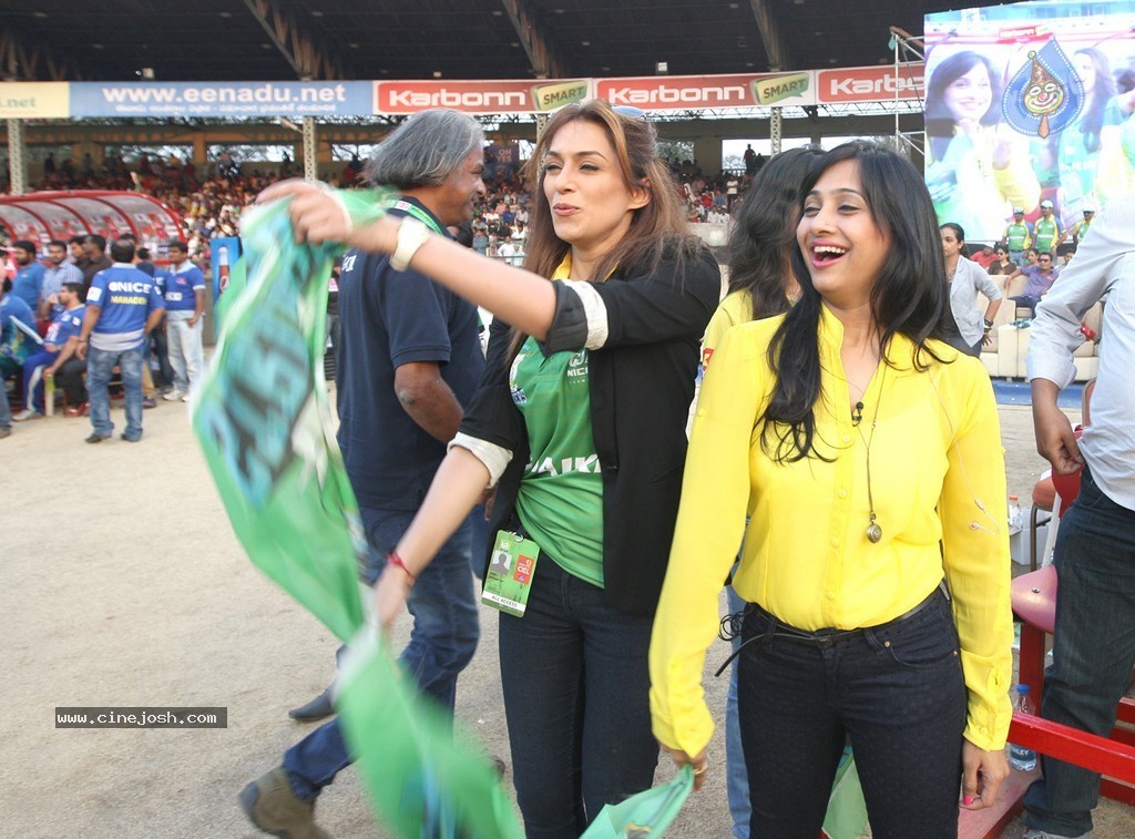 CCL 4 Final Karnataka Bulldozers Vs Kerala Strikers Match  - 67 / 132 photos