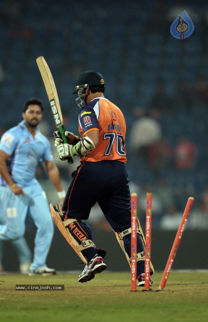 CCL 4 Veer Marathi Vs Bhojpuri Dabanggs Match - 91 / 111 photos