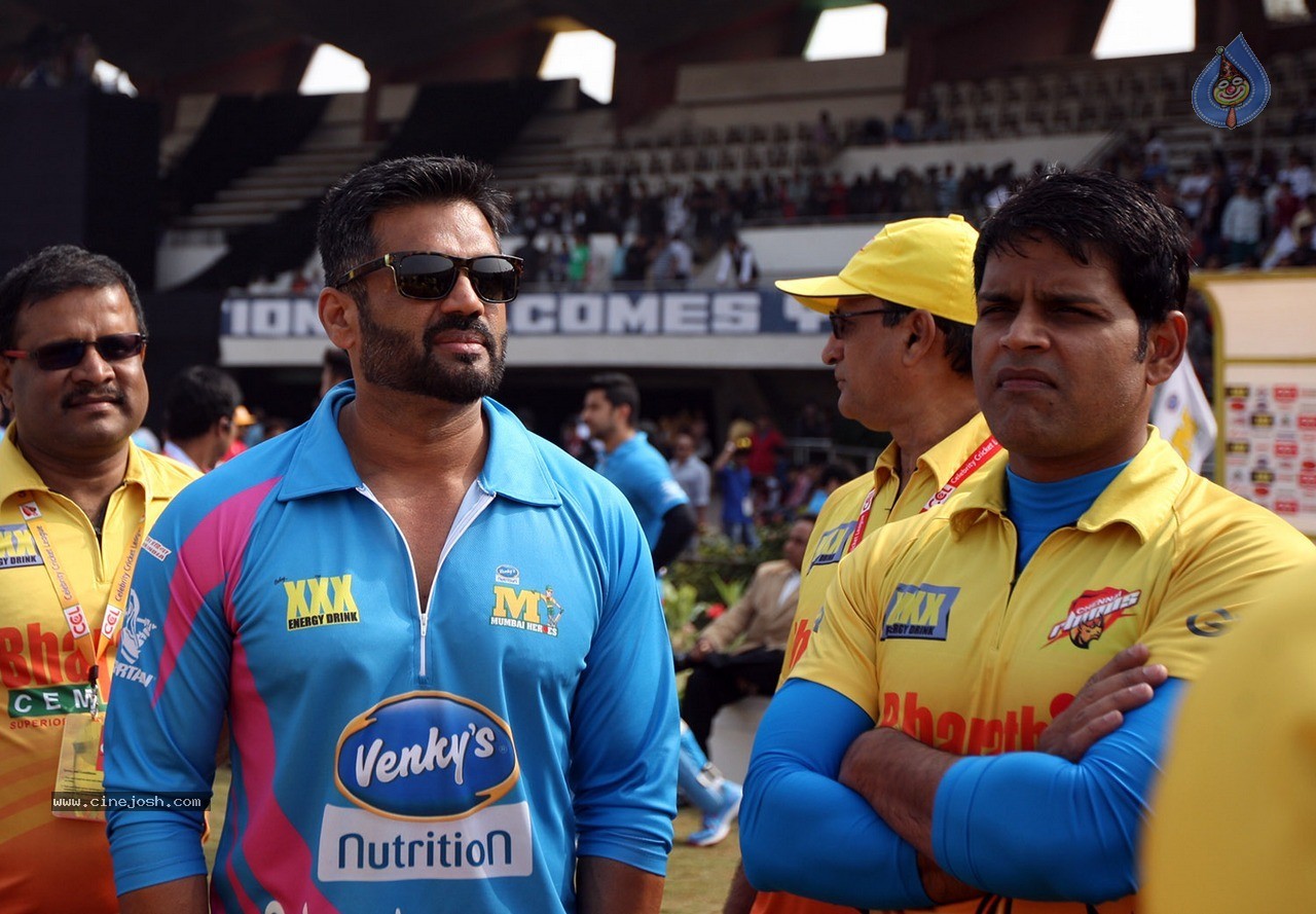 CCL 5 Mumbai Heroes Vs Chennai Rhinos Match Photos - 120 / 146 photos