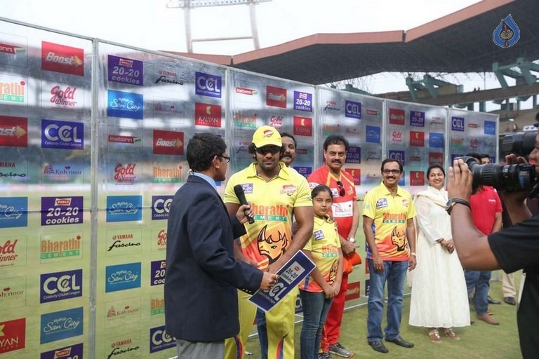 CCL 6 Telugu Warriors Vs Chennai Rhinos Match Photos - 12 / 126 photos