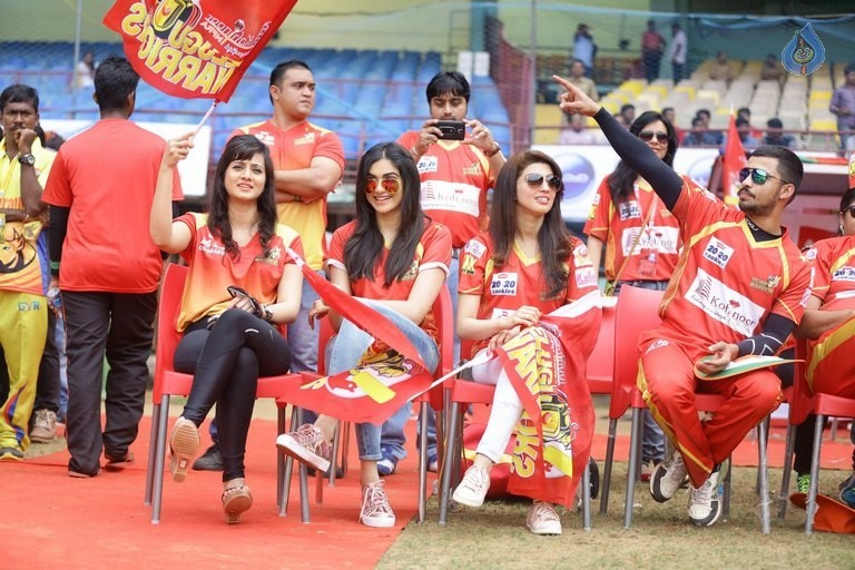 CCL 6 Telugu Warriors Vs Chennai Rhinos Match Photos - 67 / 126 photos
