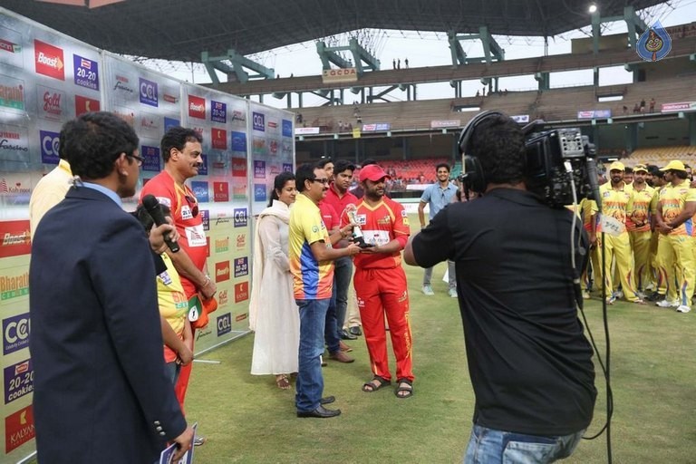 CCL 6 Telugu Warriors Vs Chennai Rhinos Match Photos - 68 / 126 photos