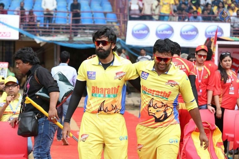 CCL 6 Telugu Warriors Vs Chennai Rhinos Match Photos - 81 / 126 photos
