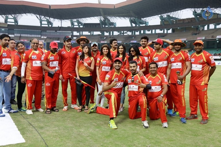 CCL 6 Telugu Warriors Vs Chennai Rhinos Match Photos - 84 / 126 photos