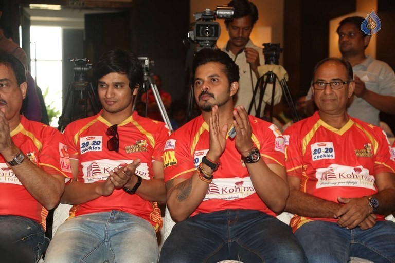 CCL Telugu Warriors Team Press Meet - 5 / 42 photos