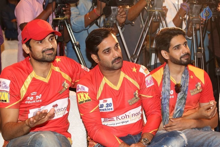 CCL Telugu Warriors Team Press Meet - 10 / 42 photos