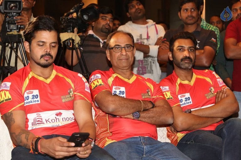 CCL Telugu Warriors Team Press Meet - 17 / 42 photos