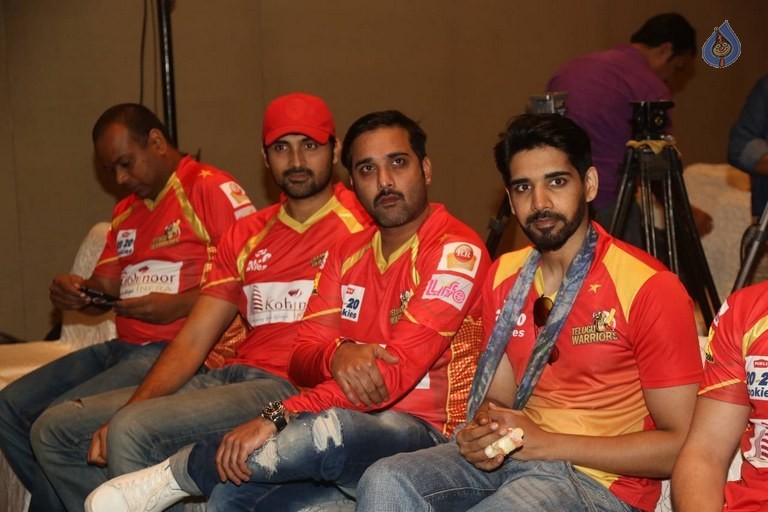 CCL Telugu Warriors Team Press Meet - 25 / 42 photos
