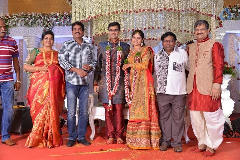 Celebrities at Delhi Rajeswari Son Wedding Reception - 25 / 94 photos