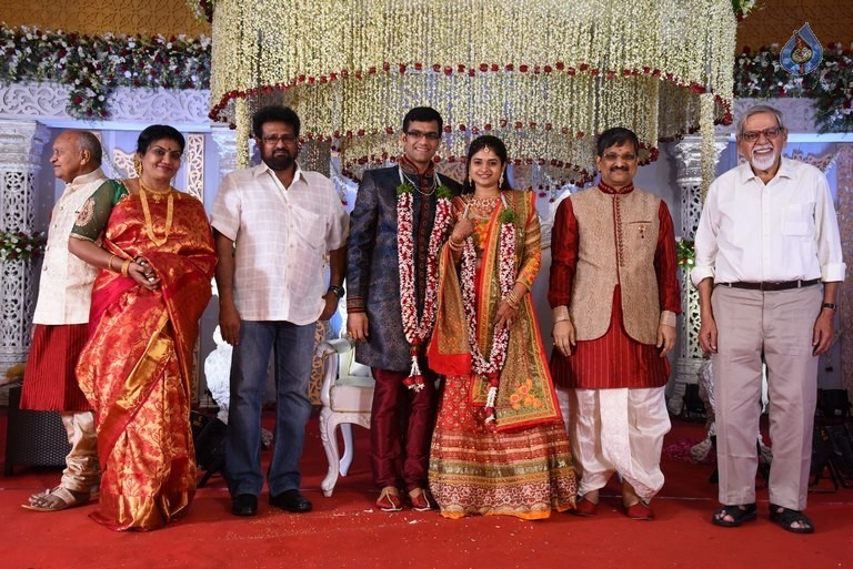 Celebrities at Delhi Rajeswari Son Wedding Reception - 27 / 94 photos