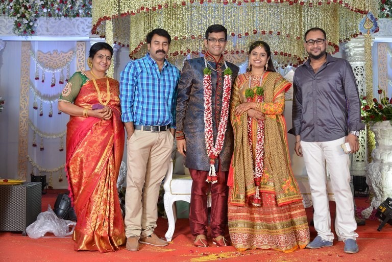 Celebrities at Delhi Rajeswari Son Wedding Reception - 31 / 94 photos