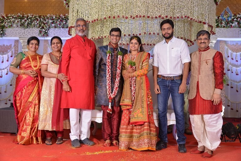 Celebrities at Delhi Rajeswari Son Wedding Reception - 46 / 94 photos