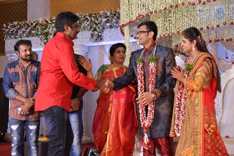 Celebrities at Delhi Rajeswari Son Wedding Reception - 51 / 94 photos