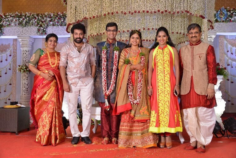 Celebrities at Delhi Rajeswari Son Wedding Reception - 61 / 94 photos