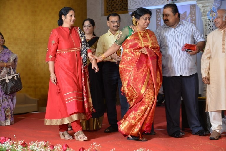 Celebrities at Delhi Rajeswari Son Wedding Reception - 62 / 94 photos