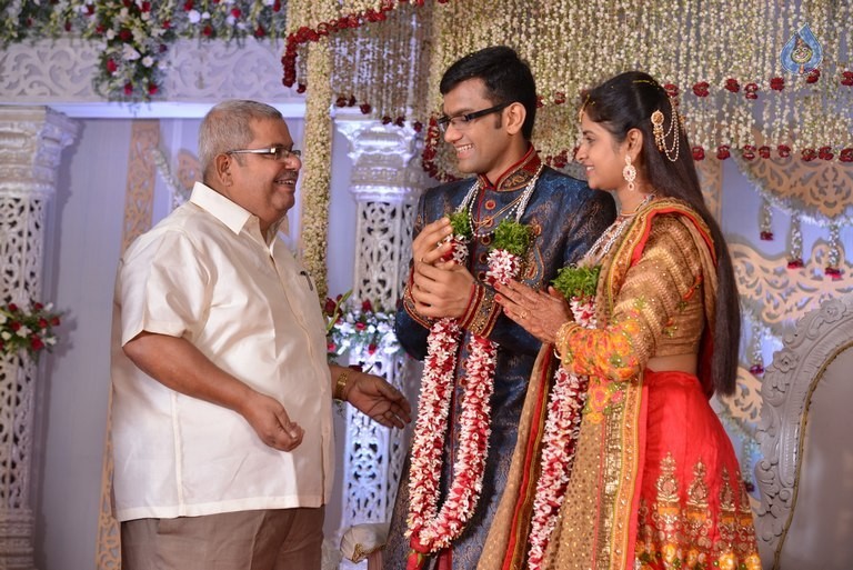 Celebrities at Delhi Rajeswari Son Wedding Reception - 63 / 94 photos