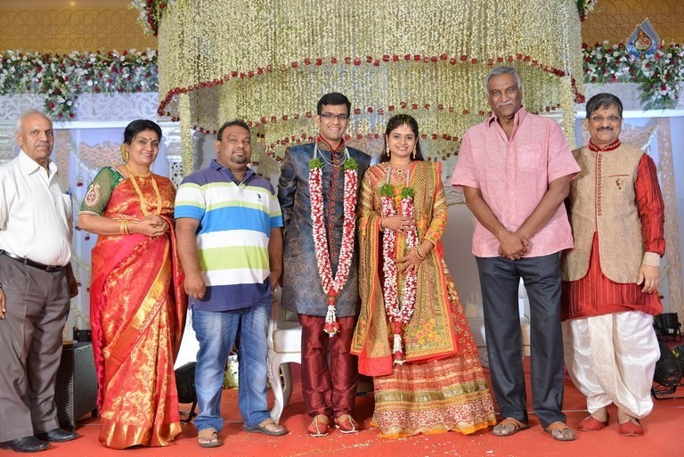 Celebrities at Delhi Rajeswari Son Wedding Reception - 67 / 94 photos
