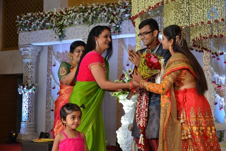 Celebrities at Delhi Rajeswari Son Wedding Reception - 91 / 94 photos