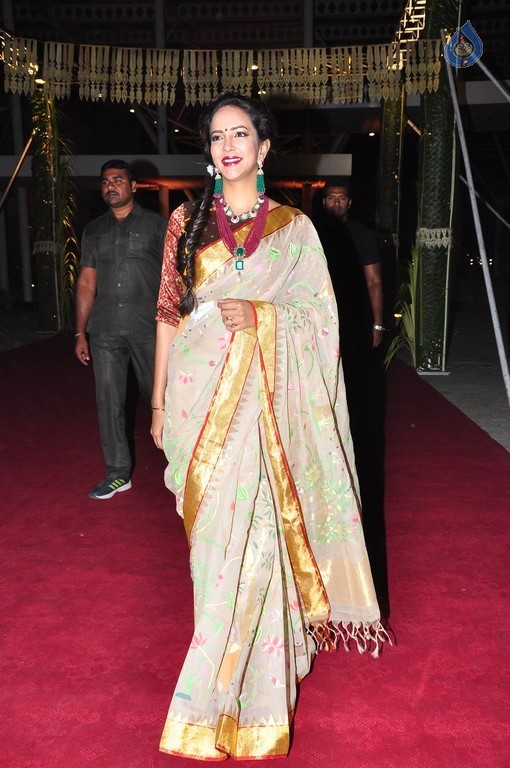 Celebrities at Pearl V Potluri Half Saree Function 2 - 32 / 106 photos