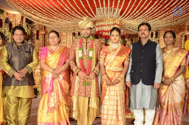 Celebrities at Sana Yadi Reddy Son Nikhilesh Reddy Wedding Event - 42 / 62 photos