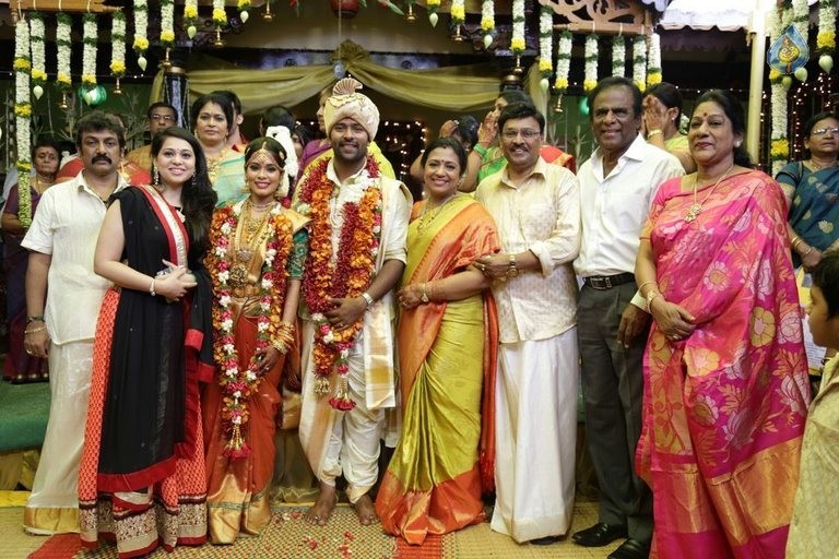 Celebrities at Shanthnu and Keerthi Wedding - 3 / 93 photos