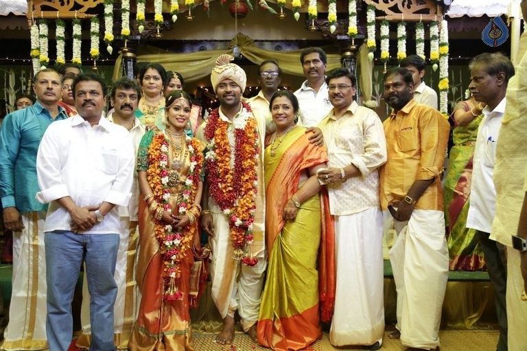 Celebrities at Shanthnu and Keerthi Wedding - 4 / 93 photos