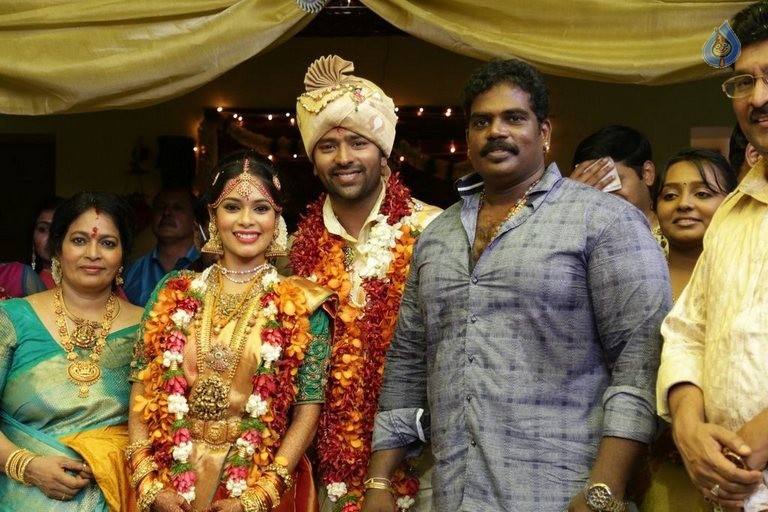 Celebrities at Shanthnu and Keerthi Wedding - 15 / 93 photos
