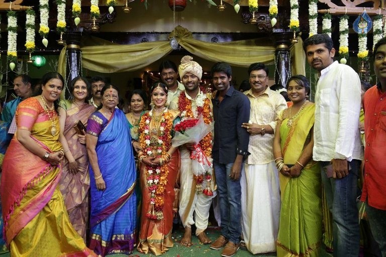 Celebrities at Shanthnu and Keerthi Wedding - 19 / 93 photos