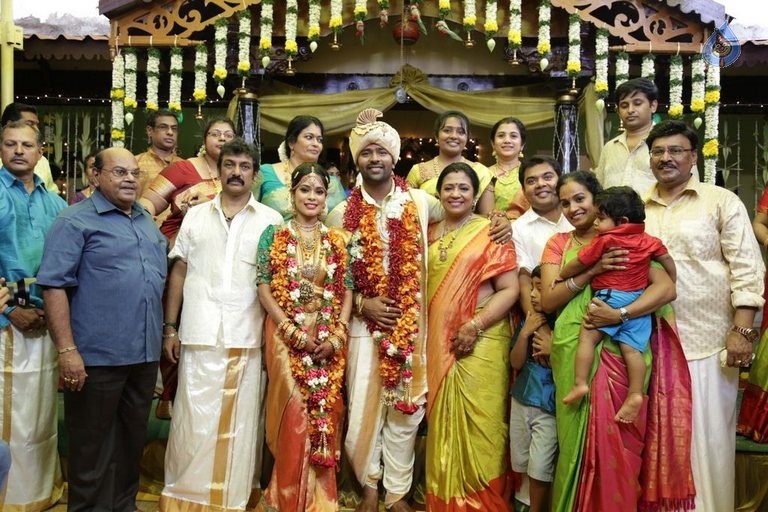Celebrities at Shanthnu and Keerthi Wedding - 43 / 93 photos
