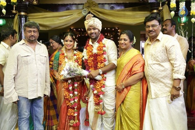 Celebrities at Shanthnu and Keerthi Wedding - 48 / 93 photos
