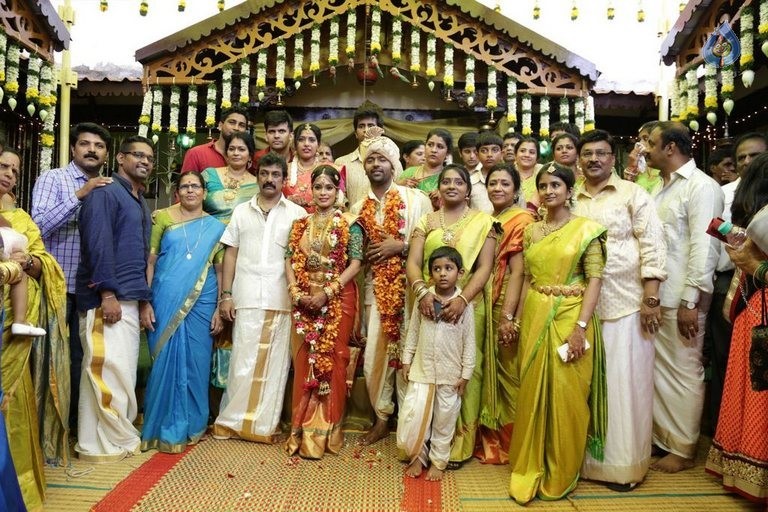 Celebrities at Shanthnu and Keerthi Wedding - 52 / 93 photos