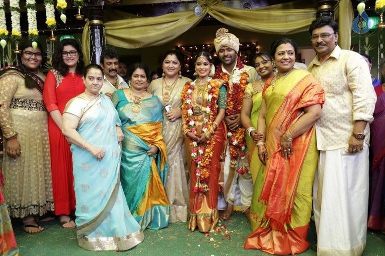 Celebrities at Shanthnu and Keerthi Wedding - 58 / 93 photos