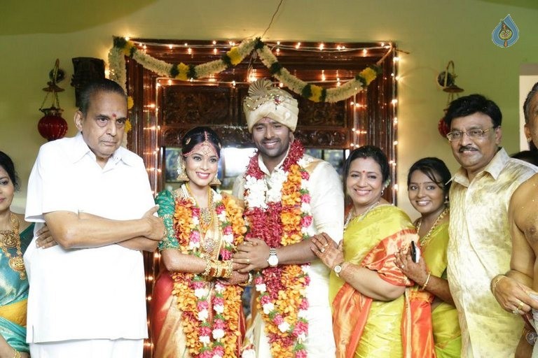 Celebrities at Shanthnu and Keerthi Wedding - 63 / 93 photos