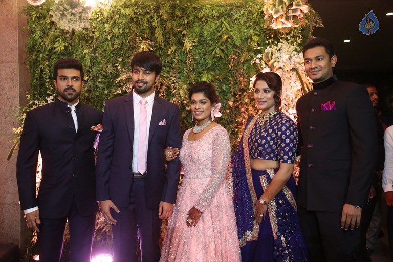 Celebrities at Sreeja Reception Photos 1 - 43 / 76 photos