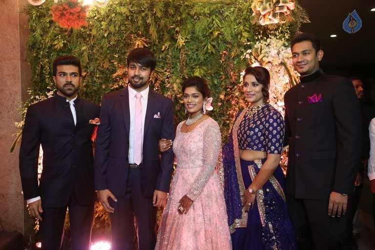 Celebrities at Sreeja Reception Photos 1 - 50 / 76 photos
