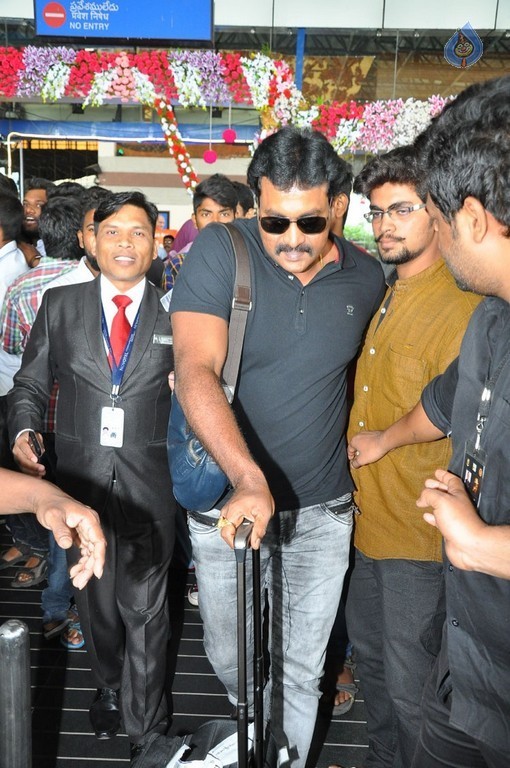 Celebrities at Vizag Airport - 15 / 42 photos