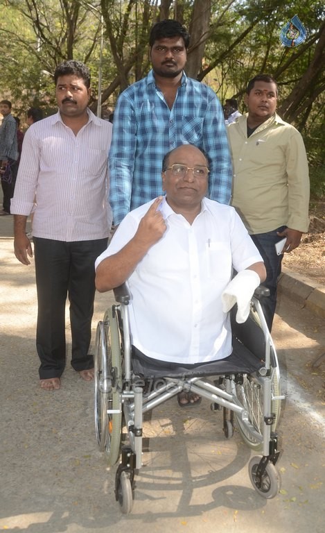 Celebrities Cast Their Votes in GHMC Elections - 4 / 32 photos