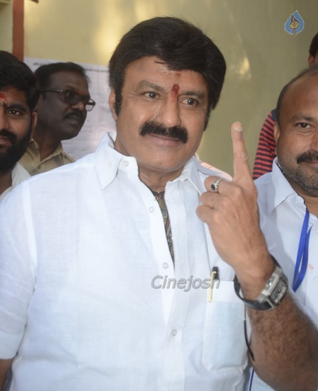 Celebrities Cast Their Votes in GHMC Elections - 12 / 32 photos