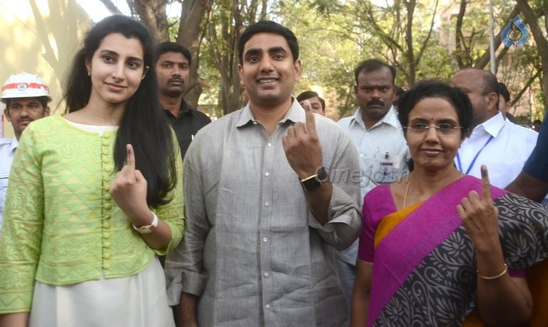 Celebrities Cast Their Votes in GHMC Elections - 16 / 32 photos